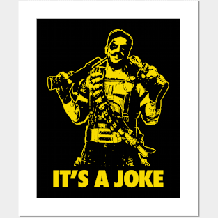 WATCHMEN - The Comedian - It's a joke Posters and Art